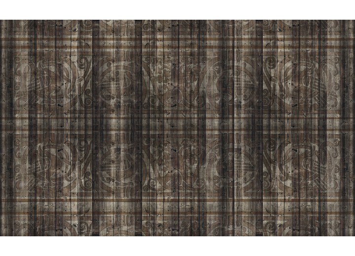 Fotobehang Vlies | Hout, Landelijk | Grijs | 254x184cm