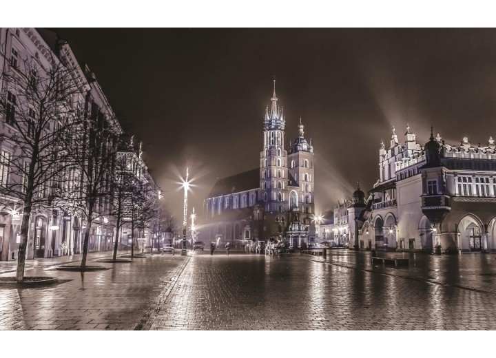 Fotobehang Vlies | Stad | Grijs | 254x184cm