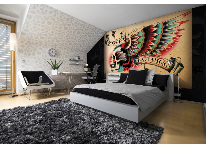 Fotobehang Papier Alchemy Gothic | Rood | 368x254cm