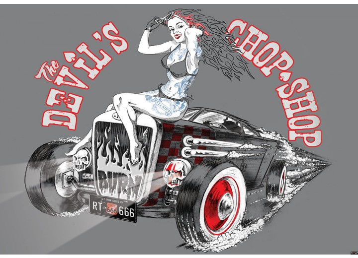 Fotobehang Vlies | Alchemy Gothic | Grijs, Rood | 254x184cm