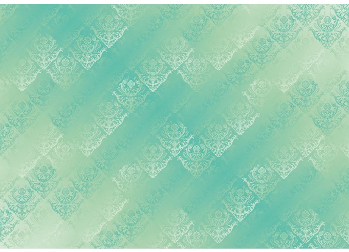 Fotobehang Vlies | Klassiek | Groen, Blauw | 254x184cm