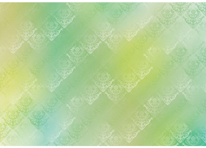 Fotobehang Vlies | Klassiek | Geel, Groen | 254x184cm