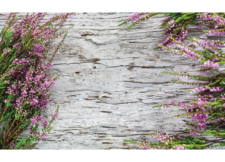 Fotobehang Vlies | Hout, Landelijk | Grijs | 254x184cm