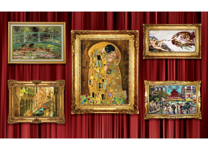 Fotobehang Vlies | Kunst | Goud | 254x184cm