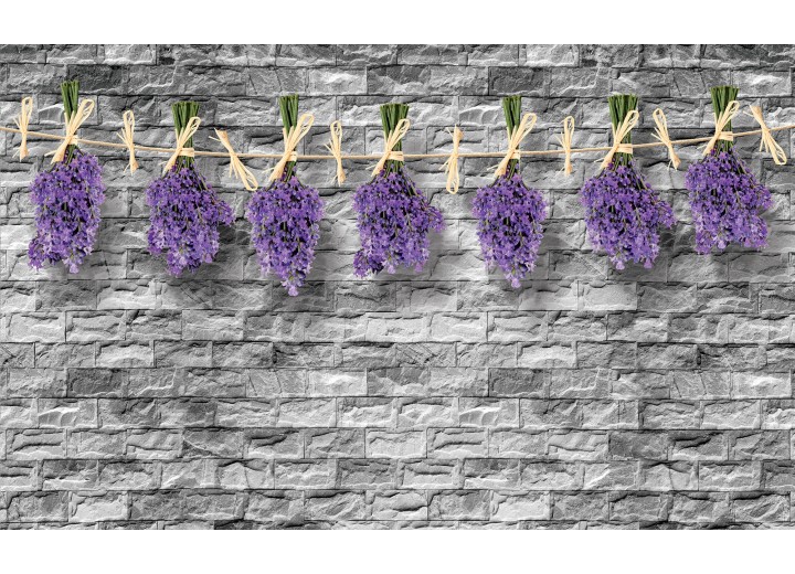 Fotobehang Vlies | Muur, Stenen | Grijs | 254x184cm