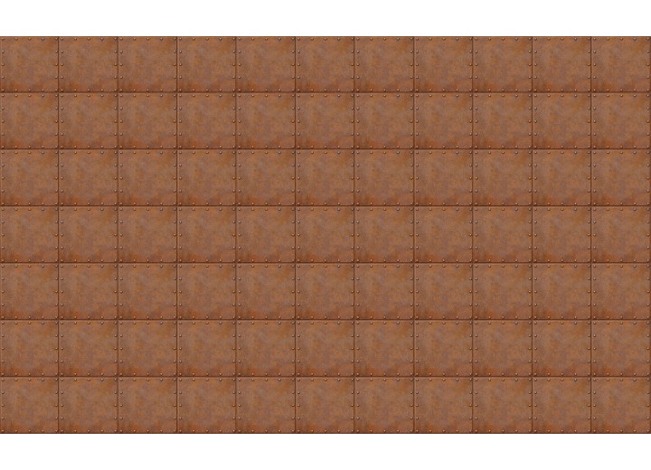Fotobehang Vlies | Metaallook | Bruin | 254x184cm