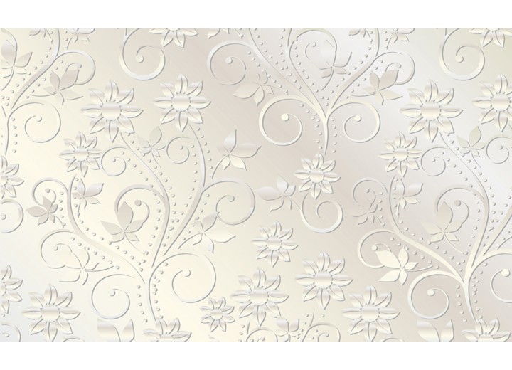 Fotobehang Vlies | Bloemen | Wit | 254x184cm