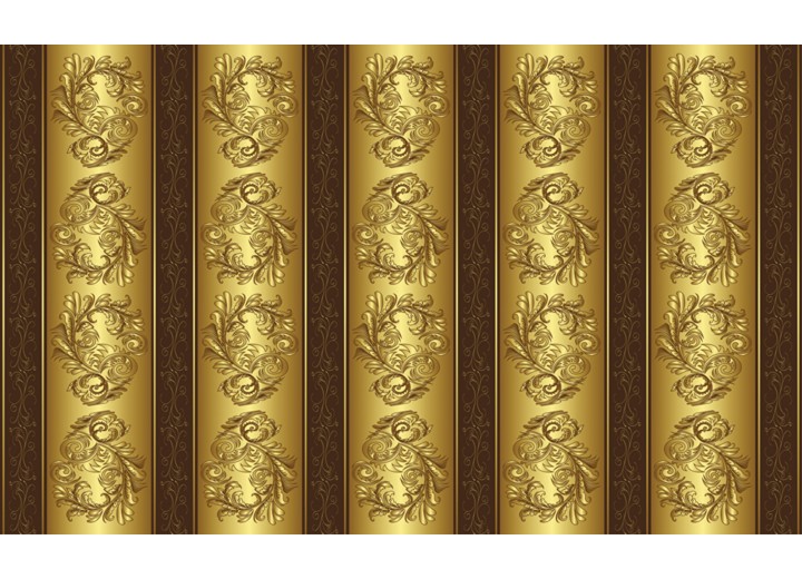 Fotobehang Vlies | Klassiek | Goud, Bruin | 254x184cm