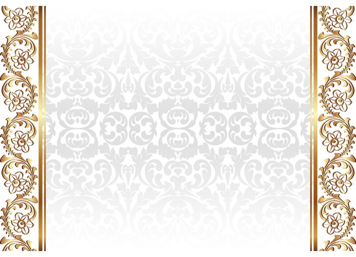 Fotobehang Vlies | Klassiek | Zilver, Goud | 254x184cm
