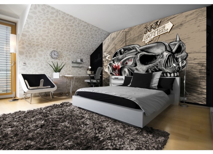 Fotobehang Alchemy Gothic, Auto | Grijs | 208x146cm