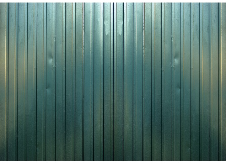 Fotobehang Vlies | Metaallook, Industrieel | Groen | 254x184cm