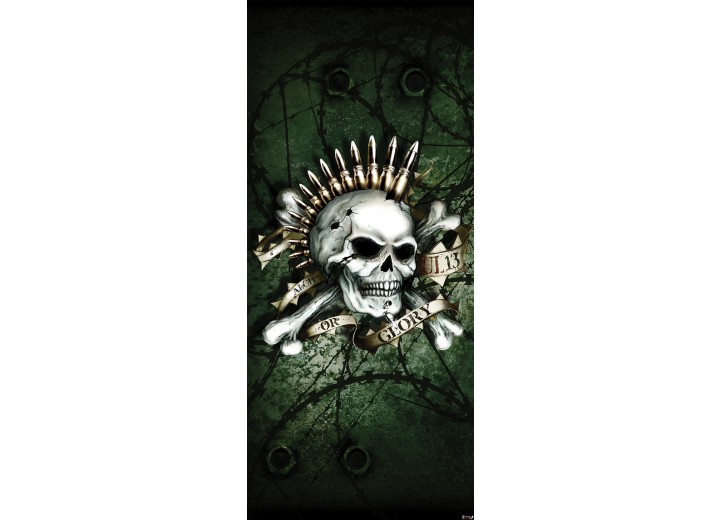 Deursticker Muursticker Alchemy, Gothic | Groen | 91x211cm