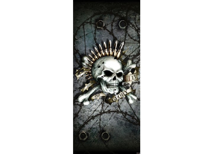 Deursticker Muursticker Alchemy, Gothic | Zwart | 91x211cm