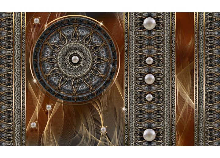 Fotobehang Vlies | Klassiek | Bruin, Grijs | 254x184cm