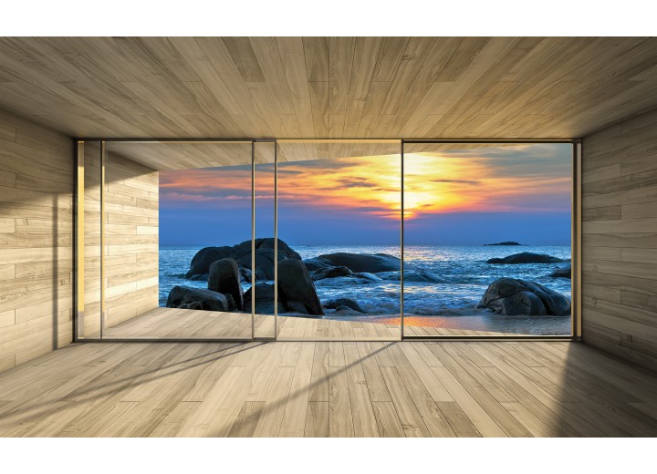 Fotobehang Vlies | Natuur | Blauw | 254x184cm