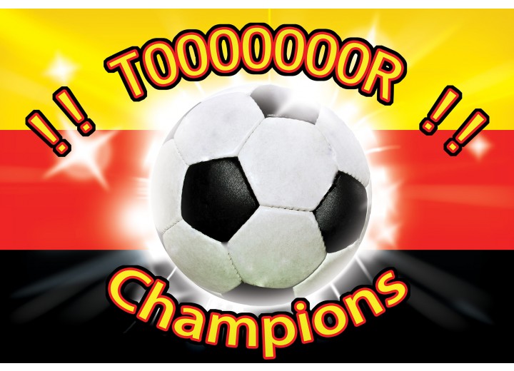 Fotobehang Vlies | Voetbal | Rood, Zwart | 254x184cm