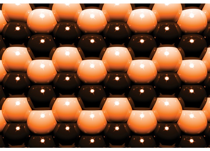 Fotobehang Vlies | Abstract | Oranje | 254x184cm