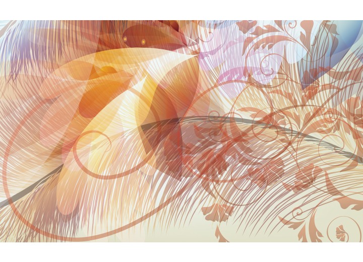 Fotobehang Vlies | Abstract | Crème | 254x184cm