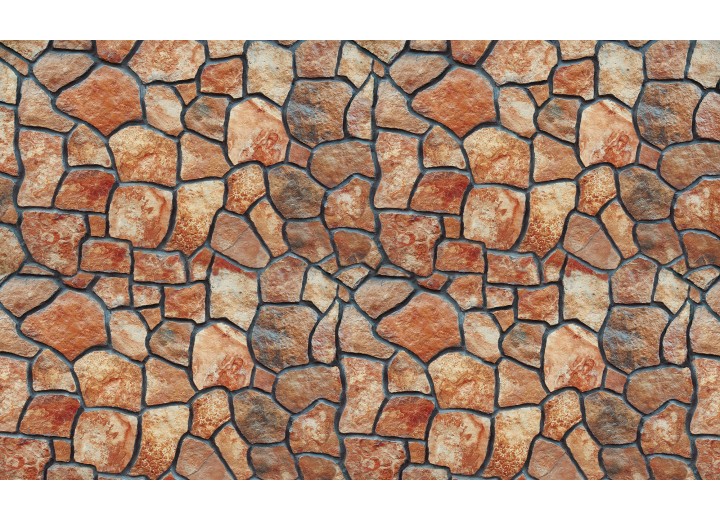 Fotobehang Vlies | Stenen | Bruin | 254x184cm