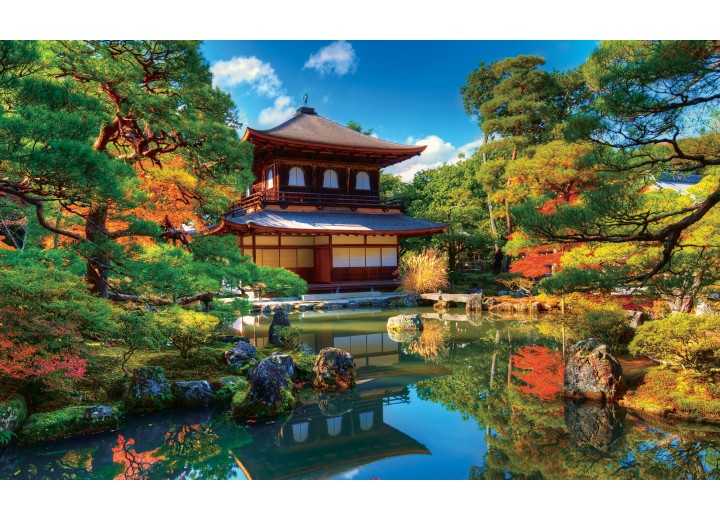 Fotobehang Vlies | Natuur | Groen, Blauw | 254x184cm