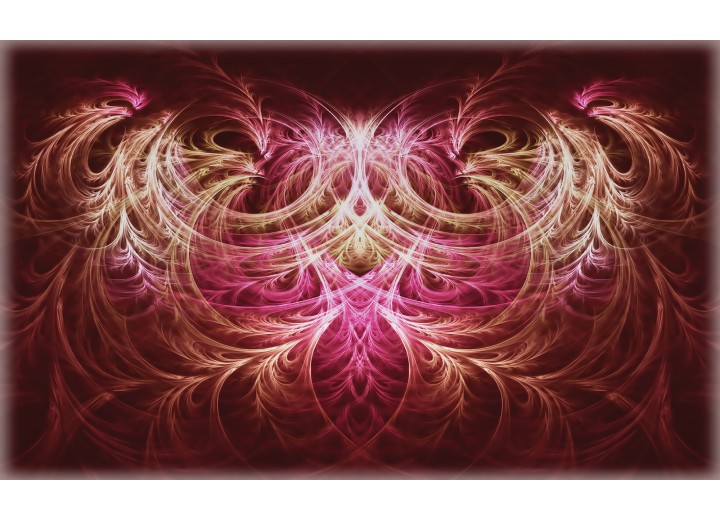 Fotobehang Vlies | Stenen | Roze | 254x184cm