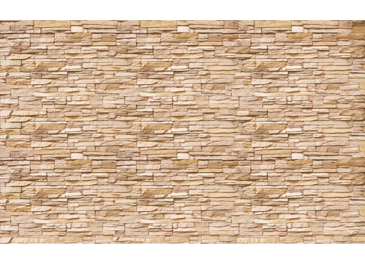Fotobehang Vlies | Brick | Crème | 254x184cm