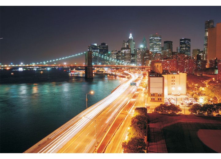 Fotobehang Vlies | Steden | Oranje | 254x184cm