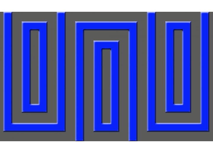 Fotobehang Vlies | Stenen | Blauw | 254x184cm