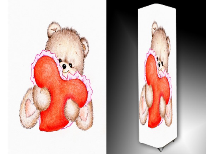 Staande lamp met ledverlichting 1960