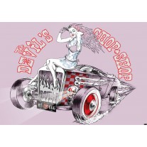 Fotobehang Alchemy Gothic | Roze, Paars | 152,5x104cm