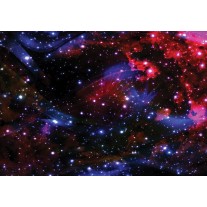 Fotobehang Nacht, Sterren | Blauw | 152,5x104cm