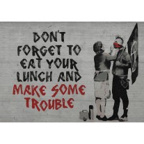 Fotobehang Street Art | Grijs | 152,5x104cm