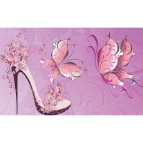 Fotobehang Abstract | Roze, Paars | 152,5x104cm