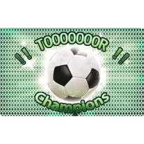 Fotobehang Voetbal | Groen, Wit | 152,5x104cm