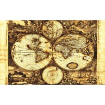 Fotobehang Vintage | Geel | 152,5x104cm