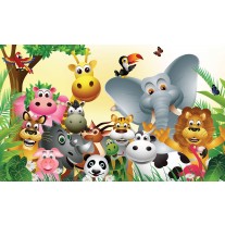Fotobehang Jungle | Groen | 152,5x104cm