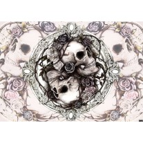 Fotobehang Papier Alchemy Gothic | Crème | 368x254cm