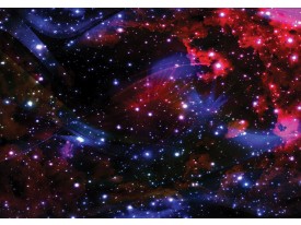 Fotobehang Nacht, Sterren | Blauw | 152,5x104cm
