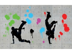 Fotobehang Street Art | Grijs |