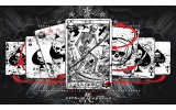 Fotobehang Vlies | Alchemy Gothic | Zwart, Wit | 254x184cm
