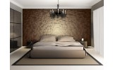 Fotobehang Vlies | 3D | Grijs, Bruin | 254x184cm