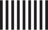 Fotobehang Vlies | Strepen | Zwart, Wit | 254x184cm