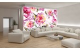 Fotobehang Vlies | Bloemen | Roze | 254x184cm
