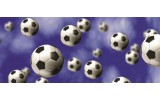 Fotobehang Voetbal | Blauw | 250x104cm