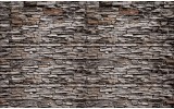 Fotobehang Vlies | Stenen, Muur | Bruin | 254x184cm