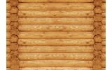 Fotobehang Vlies | Hout | Bruin, Geel | 254x184cm