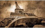 Fotobehang Vlies | Eiffeltoren, Parijs | Sepia | 254x184cm