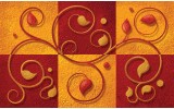 Fotobehang Vlies | Modern | Oranje, Rood | 254x184cm