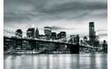Fotobehang Vlies | New York | Grijs | 254x184cm