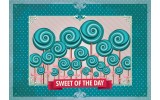 Fotobehang Vlies | Snoepjes | Turquoise | 254x184cm